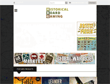 Tablet Screenshot of historicalboardgaming.com